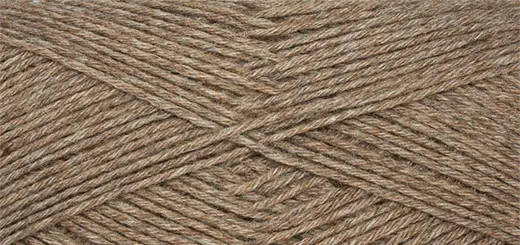 Linie   7 Supersocke 6-FACH braun meliert
