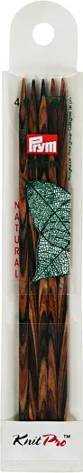 Strumpfstricknadeln Natural - Holz, farbig / 5 Nadeln pro Packung