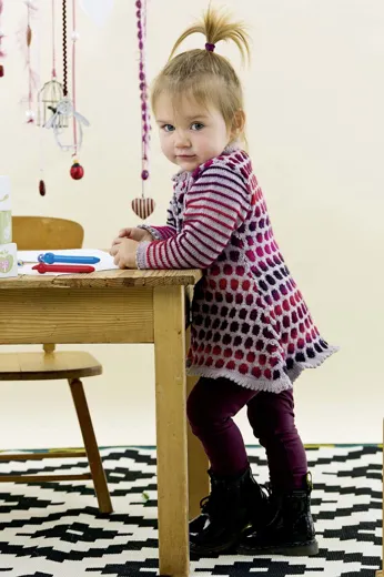 Baby-Jacquardmantel