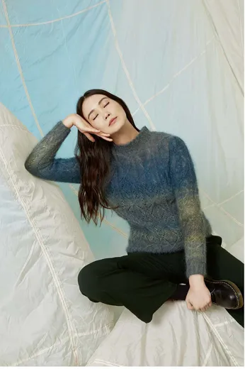 Pullover aus MOHAIR LUXE COLOR