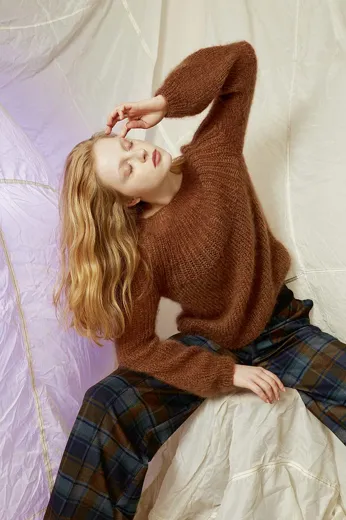 Pullover aus MOHAIR LUXE