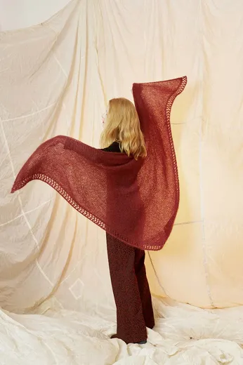Dreiecktuch aus MOHAIR LUXE