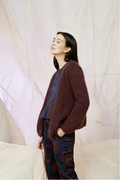 Jacke aus MOHAIR LUXE