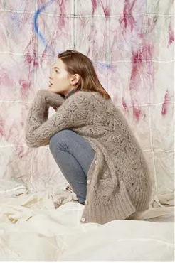 Jacke aus MOHAIR LUXE