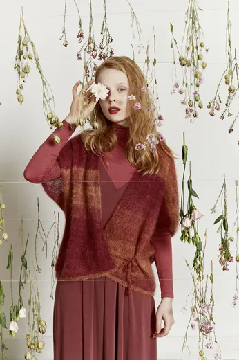 Jacke Kurzarm aus MOHAIR LUXE COLOR