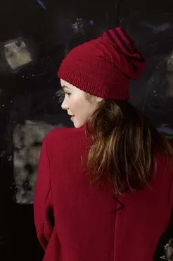 Doppelte Mütze aus BABY ALPACA