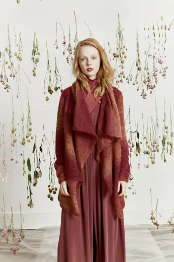 Jacke aus MOHAIR LUXE COLOR