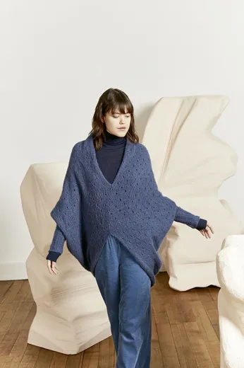 Pullover oversize aus LUSSO