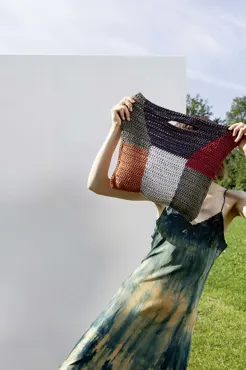 Tasche gehäkelt aus LINO