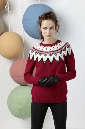 Pullover mit Rundpasse aus CARPE DIEM