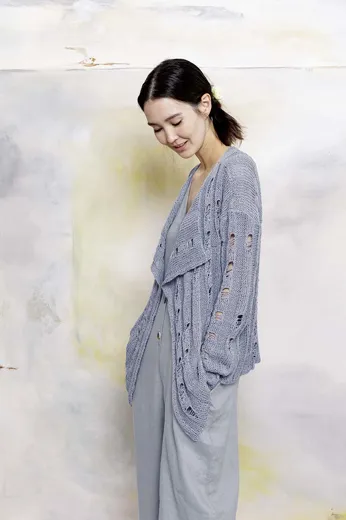 Jacke aus LINO
