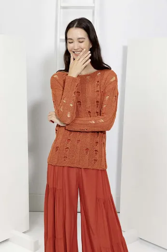 Pullover aus LINO
