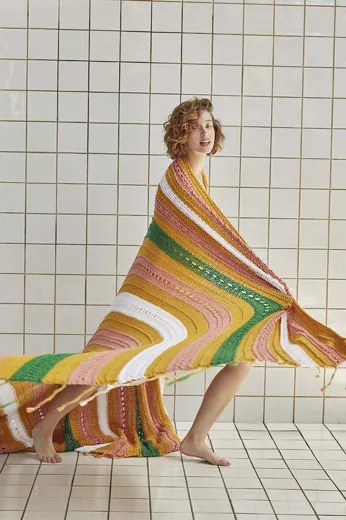 Decke Splish Splasch aus WOOLADDICTS HAPPINESS