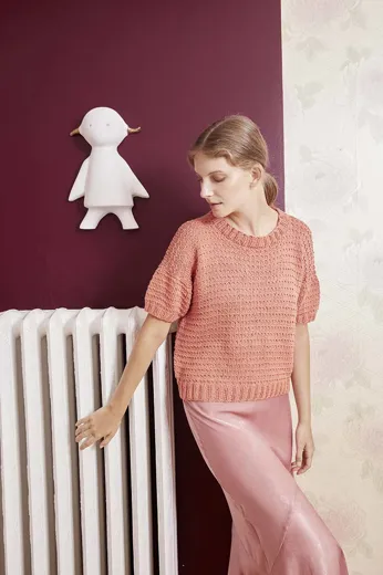 Kurzarmpullover aus WOOLADDICTS SUNSHINE