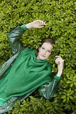 Dreiecktuch aus WOOLADDICTS HAPPINESS