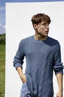 Herrenpullover aus SOFT COTTON