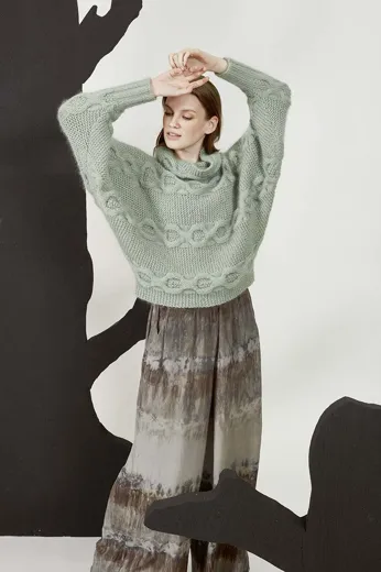 Pullover aus MOHAIR LUXE und CARPE DIEM