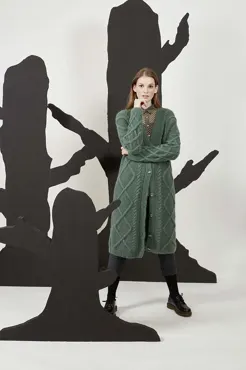 Lange Jacke aus MALOU LIGHT