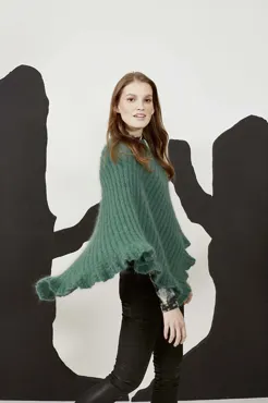 Poncho aus MOHAIR LUXE
