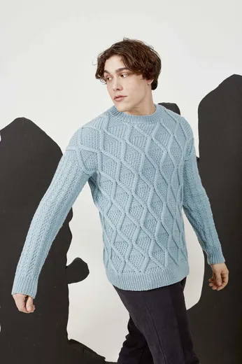 Herrenpullover aus MERINO+