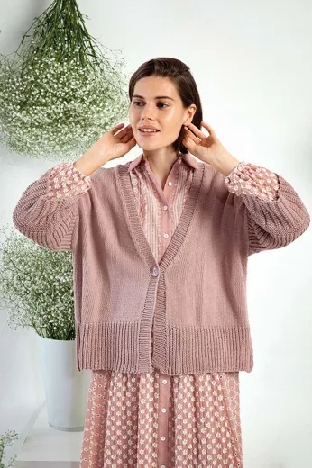Jacke aus SOFT COTTON