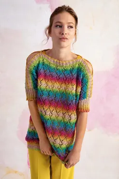 Kurzarm-Pullover aus LINELLO