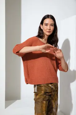 Kurzarmpullover aus REGINA