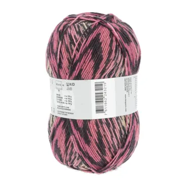 Super Soxx Color 4-fach silber/grau