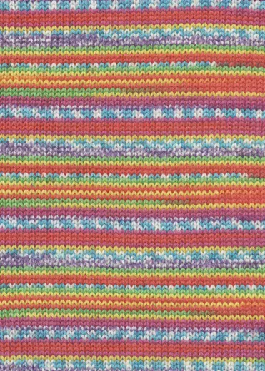 Merino 200 Bebe Color gelb/hellgrün/rot