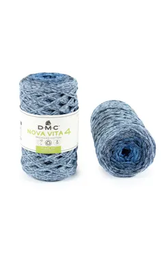 DMC Nova Vita 4 multicolor blau meliert