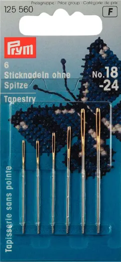 Sticknadeln ohne Spitze Prym, silber