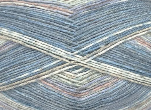 Supersocke 100 Sort.329 Fresh Color jeans/beige/lila