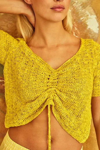 Kurzarm-Pullover aus WOOLADDICTS PRIDE
