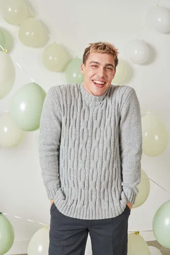 Herrenpullover aus LAMBSWOOL