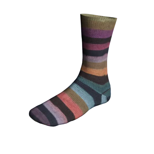Twin Soxx 8-Fach/4-Ply schwarz/lila 1133 Sandefjord