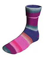 Twin Soxx 4-Fach/4-Ply rosa/blau/violett 1112 Argentina