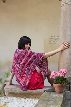 Gehäkeltes Dreiecktuch aus ARTSY