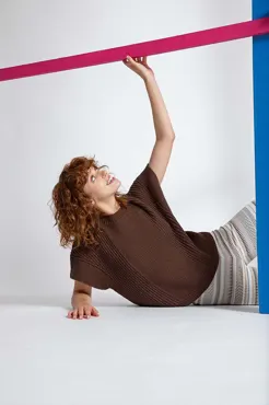 Kurzarmpullover aus NORMA