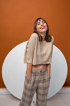 Kurzer Pullover aus VAYA