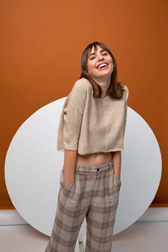 Kurzer Pullover aus VAYA