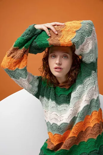Mehrfarbiger Pullover aus OCEANIA
