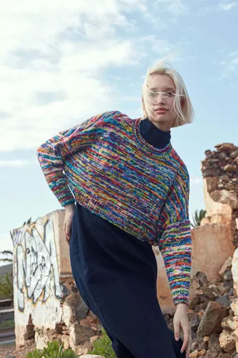 Kurzer Pullover aus WOOLADDICTS MOVE 8PLY