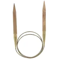 Rundstricknadel Olivenholz 80/10.0