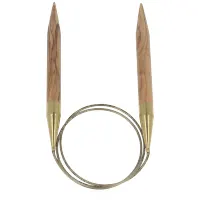 Rundstricknadel Olivenholz 80/12.0