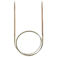 Rundstricknadel Olivenholz 80/3.75