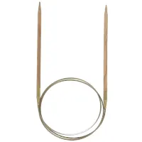 Rundstricknadel Olivenholz 80/4.5