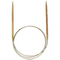 Rundstricknadel Olivenholz 100/5.5