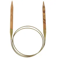 Rundstricknadel Olivenholz 100/9.0