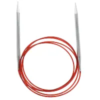 Feinstricknadel Weissbronze 150/6.5