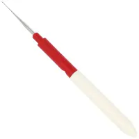 Garnhäkelnadel Stahl Mit Griff 13/0.5